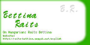 bettina raits business card